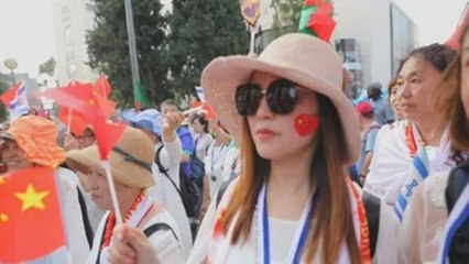 Evangélicos cristianos desfilan en las fiestas de Sucot en Jerusalén