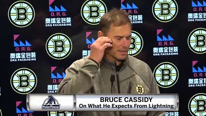 Polar Fleece Bruins Morning Skate: B's Face Lightning For First Time In 2019-20