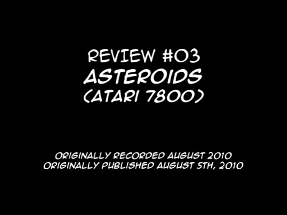 Review 03 - Asteroids (Atari 7800)
