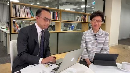 Carrie Lam fields questions from netizens on Facebook Live event