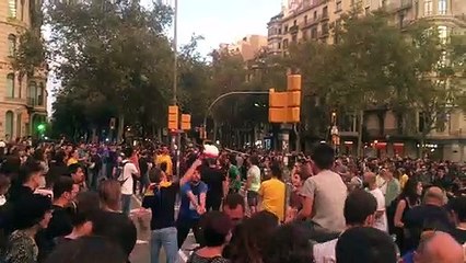 Comienza el cuarto día de movilizaciones en Barcelona