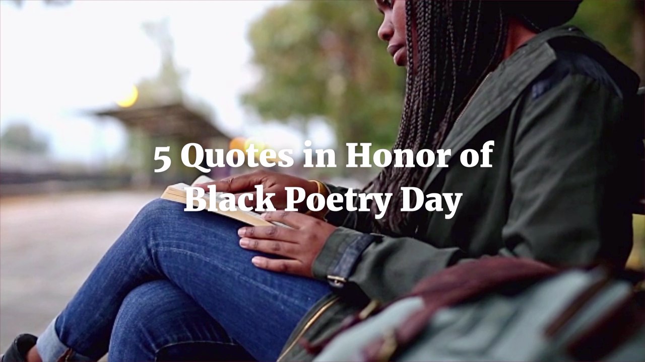 It's Black Poetry Day