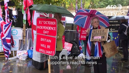 Leave and Remain voters react to new Brexit deal