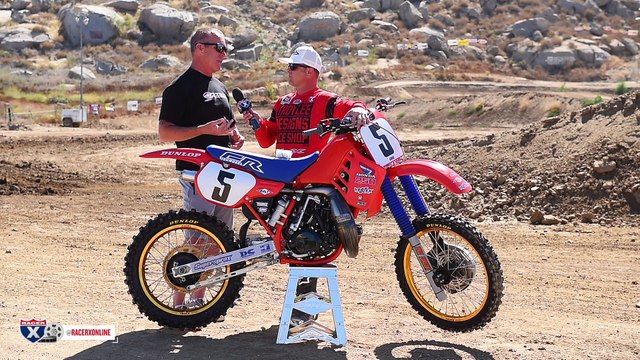 Racer X Films: Rick Johnson Interview | 1986 Honda CR250 | Garage Build | Two-Stroke Motocross