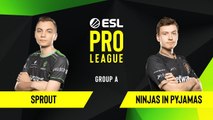 CS-GO - Ninjas in Pyjamas vs. Sprout [Mirage] Map 1 - Group B - ESL EU Pro League Season 10