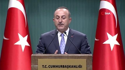 Dışişleri Bakanı Çavuşoğlu: "İstediklerimizi aldık, harekata 120 saat ara veriyoruz"