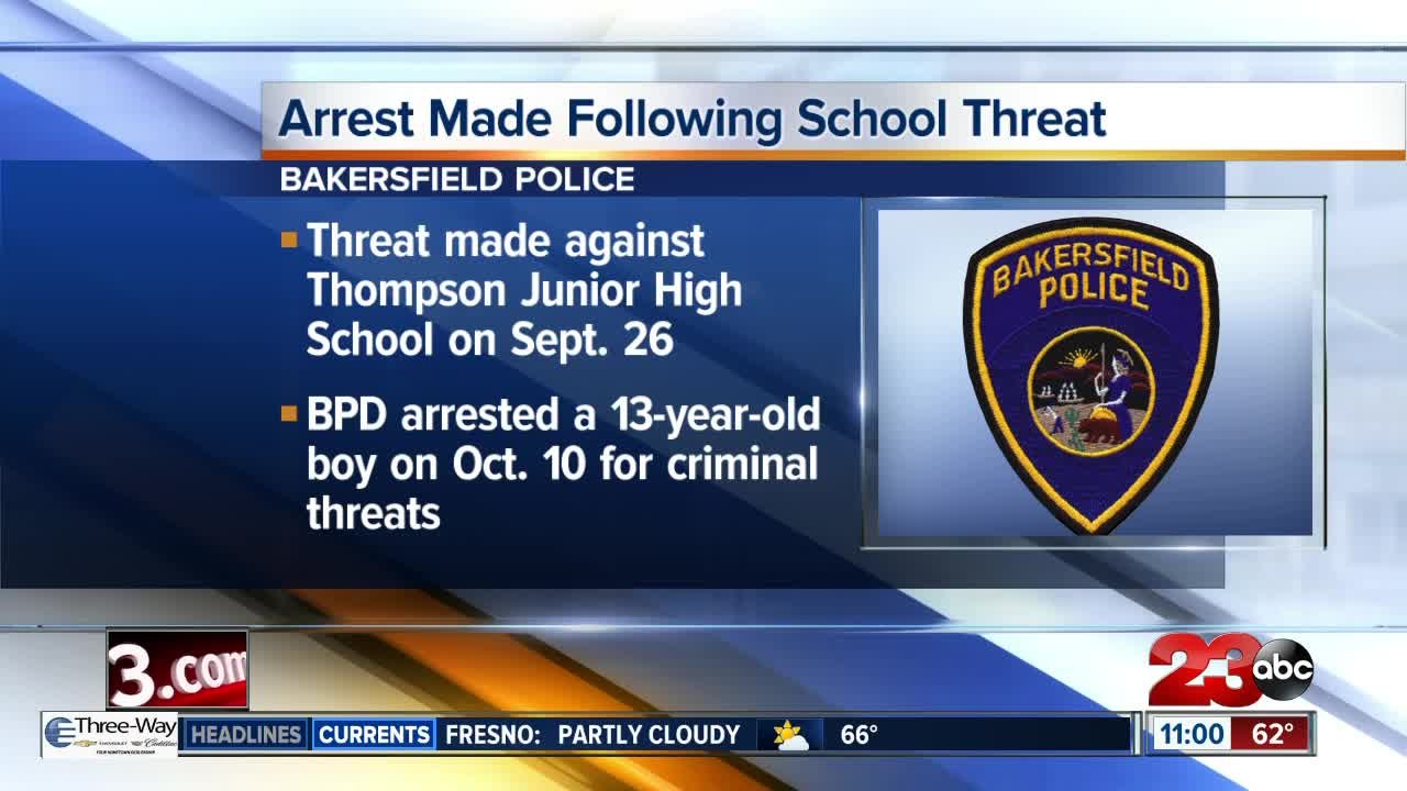 Arrest Made Following School Threat Video Dailymotion 5036