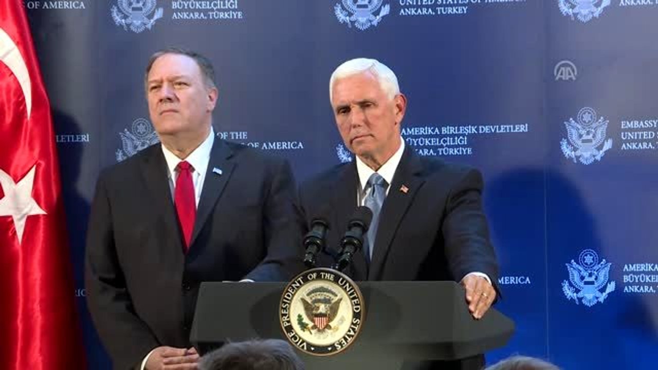 Pence: "Türkiye ve ABD, güçlü dostlukları sayesinde anlaşmaya vardı"