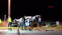Tunceli'de, tır ile çarpışan hafif ticari araçtaki 4 kişi öldü