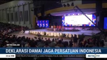 Pelajar dan Mahasiswa se-Indonesia Gelar Deklarasi Damai Jaga Persatuan Indonesia