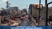 Rusuh di Penajam Paser Utara, 146 Rumah dan Satu Sekolah Terbakar