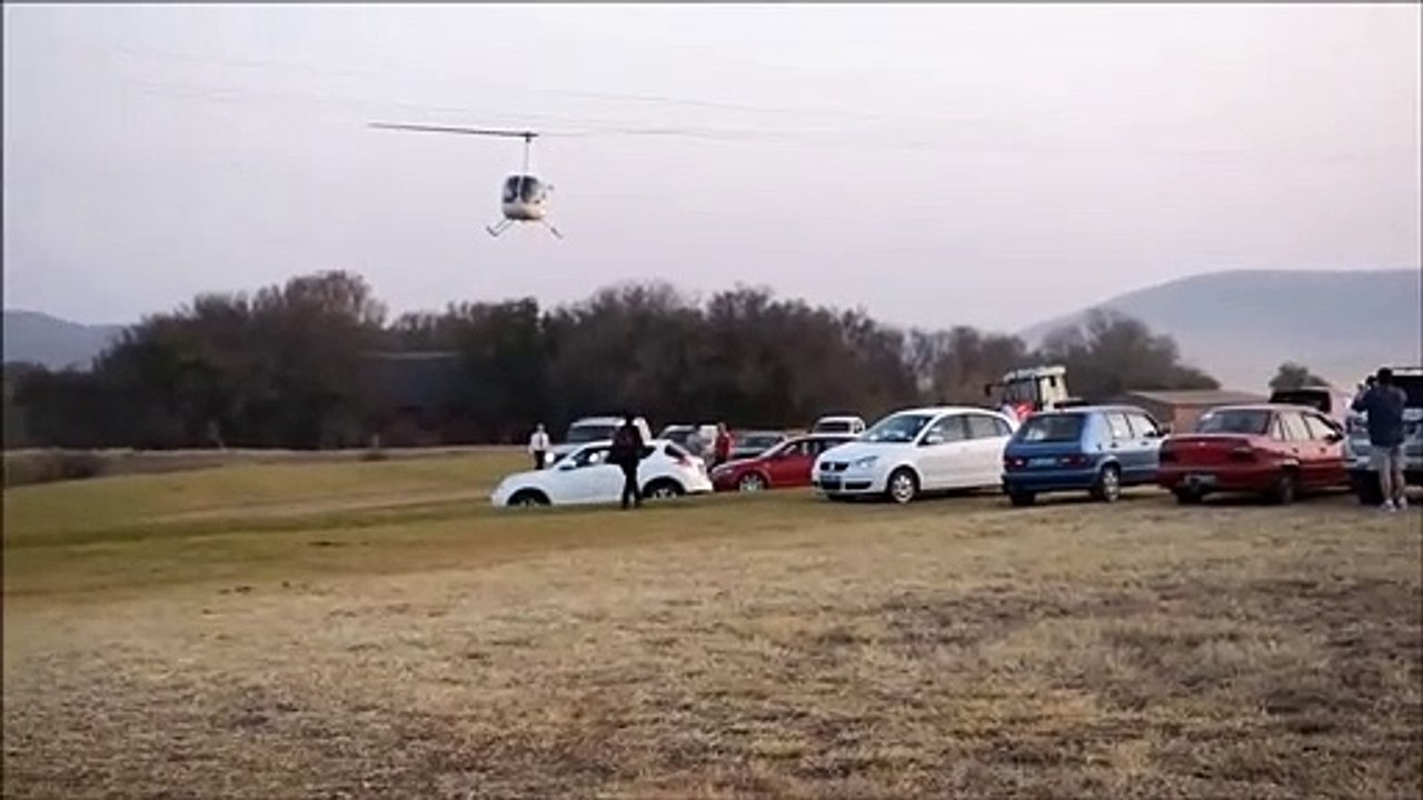 Leur ballade en Hélicoptère pour leur mariage a faillit finir très mal