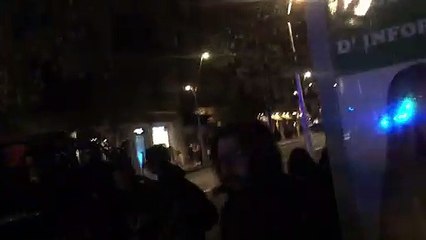 Los Mossos cargan de nuevo en el cuarto día de protestas
