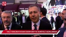 Vali Yerlikaya’dan Suriyeli açıklaması