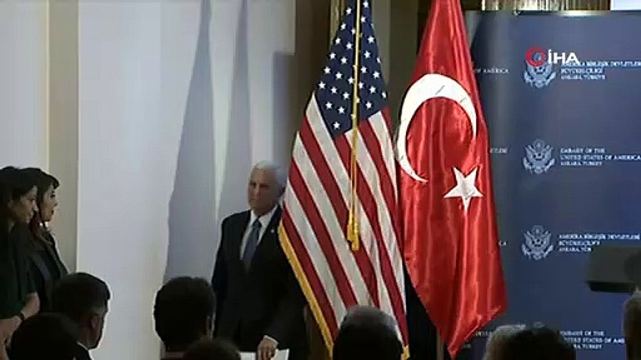 ABD Başkan Yardımcısı Mike Pence:" ABD ve Türkiye Suriye'de ateşkes için anlaştı"
