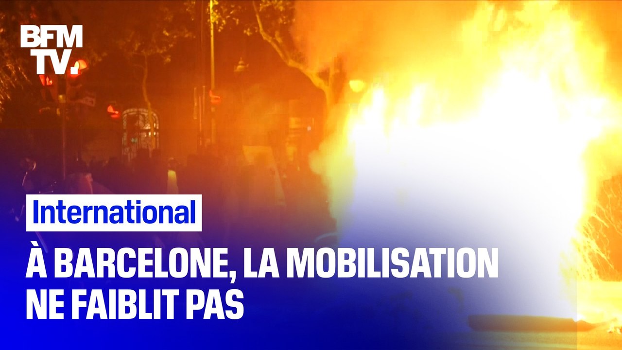 Barcelone: la mobilisation des indépendantistes catalans ne faiblit pas