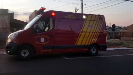Homem é socorrido após ter sido agredido no Bairro Santa Cruz