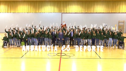 Moreno valora el impulso al Plan Andalucía Olímpica