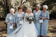 This Tennessee Bride's 4 Grandmothers Served as Her Flower Girls