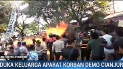 Duka Keluarga Polisi Korban Demo Mahasiswa di Cianjur