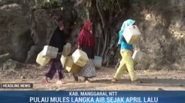 Warga Manggarai Rela Antre Berjam-jam Demi Air