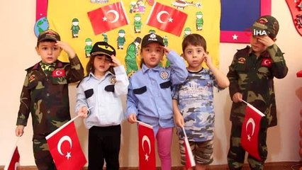 Minik öğrencilerden Mehmetçik'e duygulandıran destek