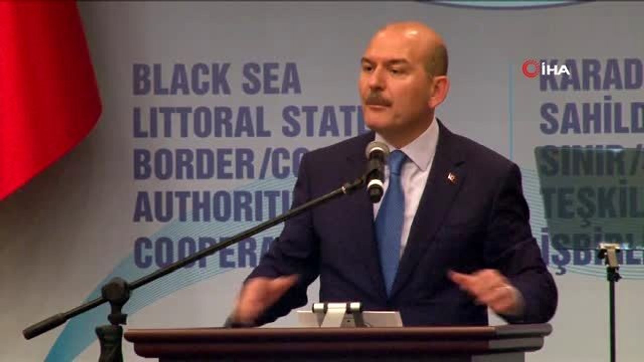 Bakan Soylu: "Avrupa akıl tutulmuşcasına bir terör örgütünün peşinden gitmektedir"