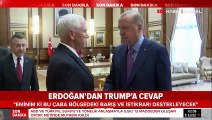 Kritik görüşme sonrası Trump'tan açıklama: Teşekkürler Erdoğan