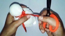 How to make teddy bear with bulb and cotton  ||DIY ||