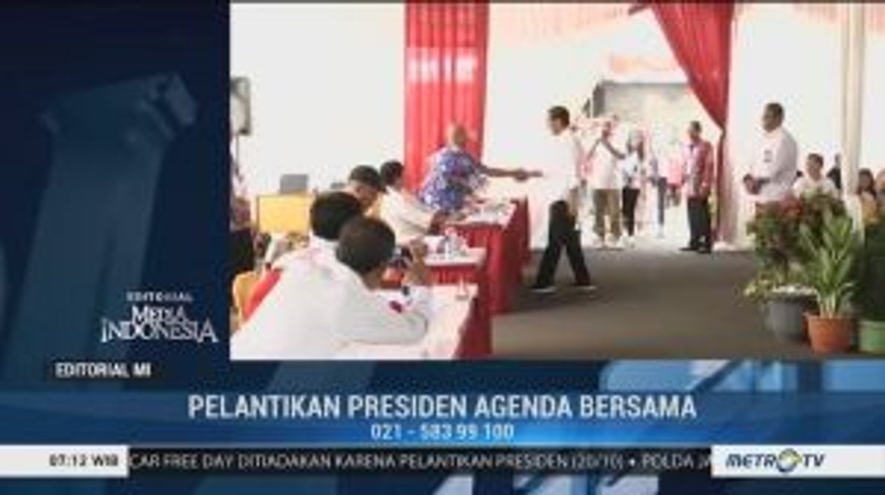 Pelantikan Presiden Agenda Bersama