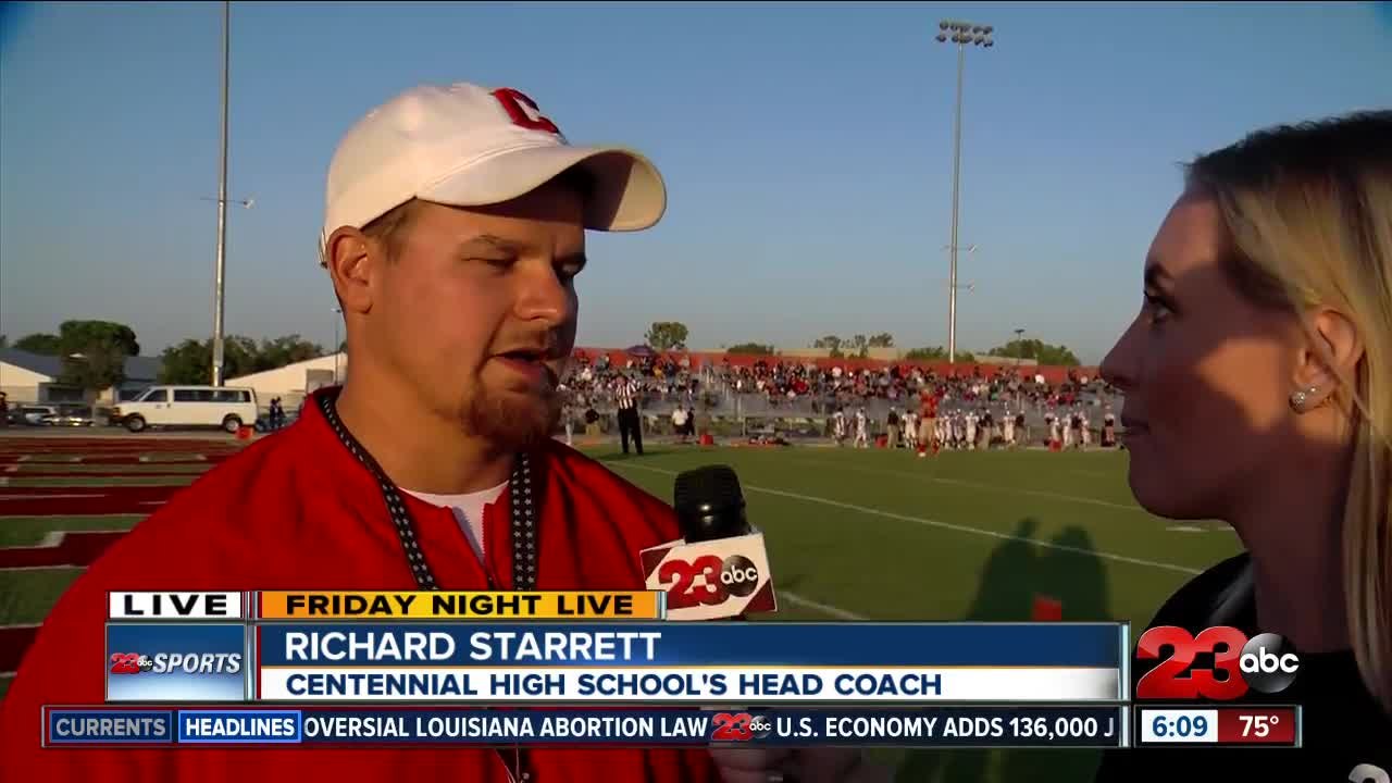 Live interview with Centennial Head CoachRichard Starrett