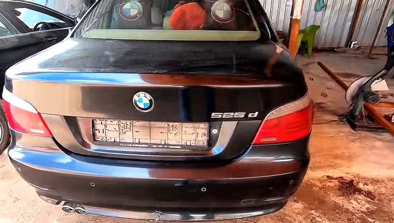 BMW 525d front break pad replace & break pad wear sensor