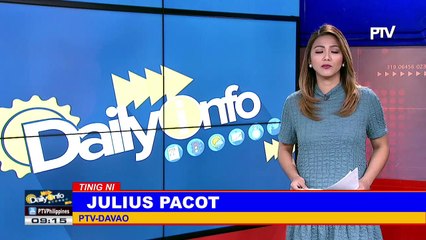 Davao del Sur, posibleng isailalim sa state of calamity