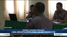 Perwira Polisi Menjalani Sidang Disiplin Penembakan Mahasiswa di Kendari