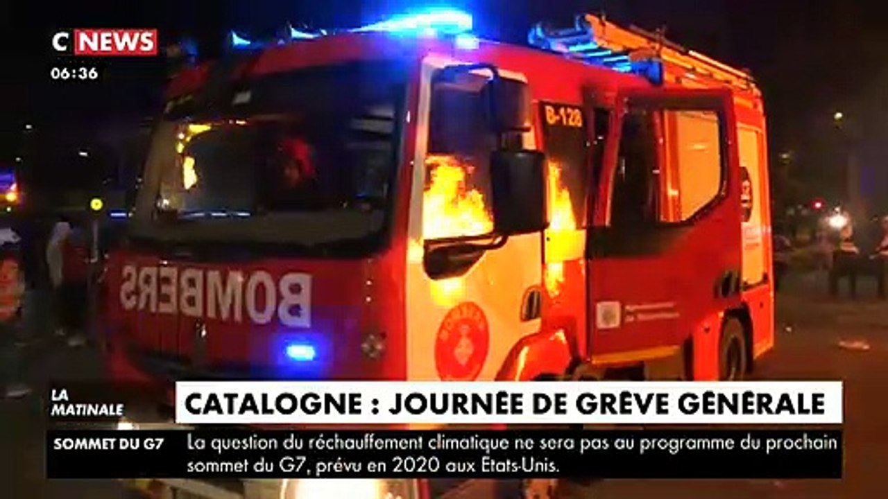 Barcelone a vécu de nouvelles violences cette nuit, au quatrième jour de la mobilisation des indépendantistes catalans contre la condamnation de leurs dirigeants