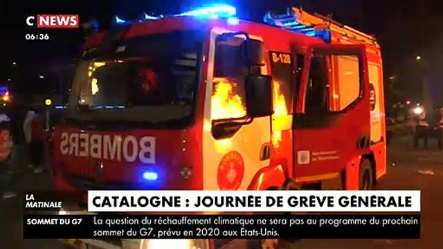 Barcelone a vécu de nouvelles violences cette nuit, au quatrième jour de la mobilisation des indépendantistes catalans contre la condamnation de leurs dirigeants