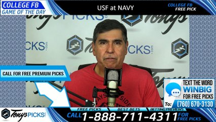 USF Navy College Football Pick 10/19/2019