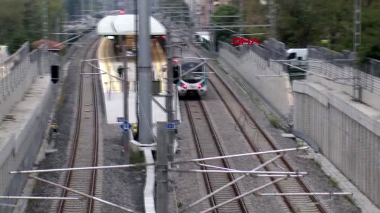 Koltuk yandı, marmaray seferi aksadı