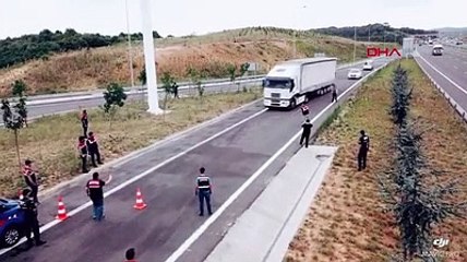 Jandarmanın uyuşturucu operasyonu havadan görüntülendi