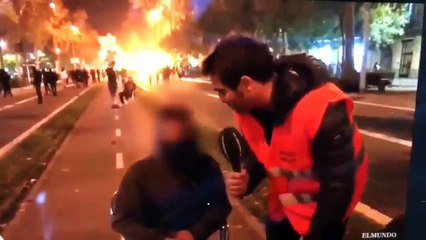 Nadie al volante: vean cómo explica un CDR las razones por las que quiere separarse de España y quemar Barcelona
