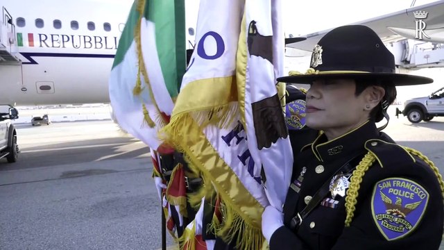 USA - Arrivo del Presidente Mattarella a San Francisco (18.10.19)