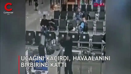 Uçağı kaçırdı, havaalanını birbirine kattı!