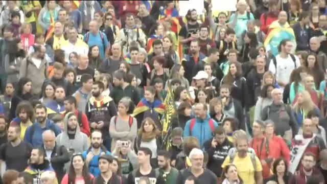 Las columnas empiezan a acercarse a Barcelona