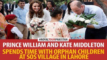 Prince William, Kate Middleton visit SOS Children's Village Lahore