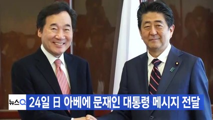 [YTN 실시간뉴스] 24일 日 아베에 문재인 대통령 메시지 전달 / YTN