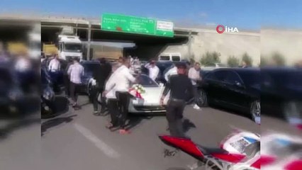 Düğün konvoyunda terör estiren magandalar yakalandı