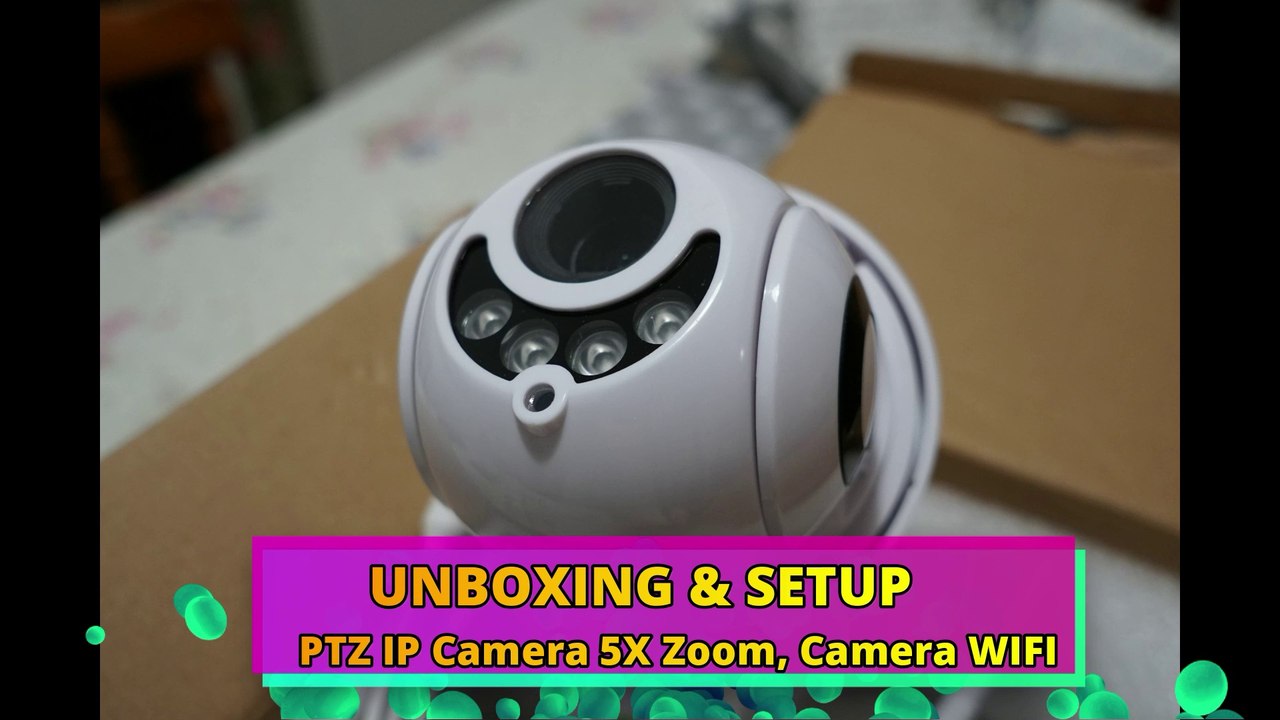 Unboxing Videocamera Wi-Fi