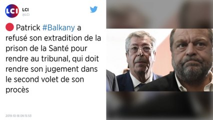 Patrick Balkany refuse de sortir de prison pour le verdict de son procès