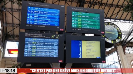 Mouvement social à la SNCF : "Ce n'est pas une grève, c'est un droit de retrait"
