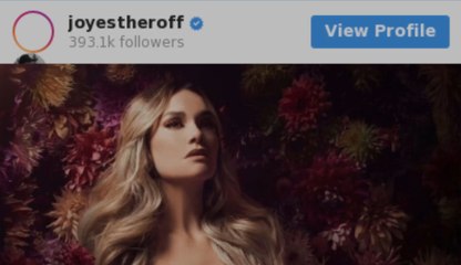 Joy Esther, star de «Nos chers voisins», pose nue sur Instagram